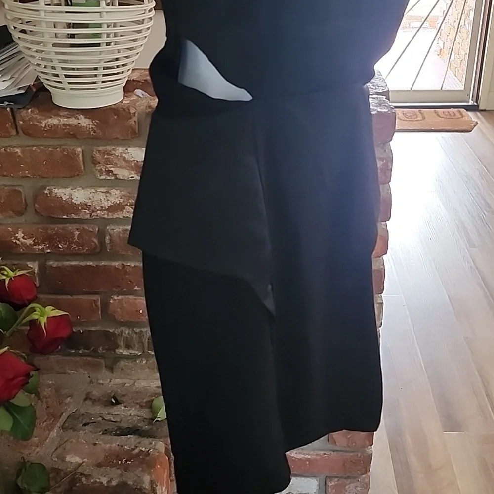 Marciano Black Peplum Backless Dress - Picture 4 of 8